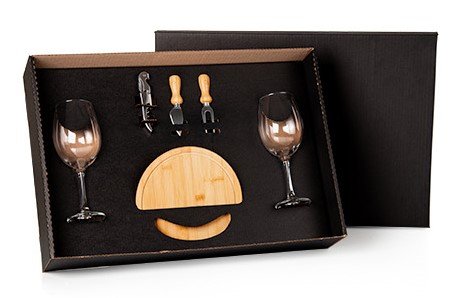 Kit Queijo E Vinho - 6 P�s KT-90207