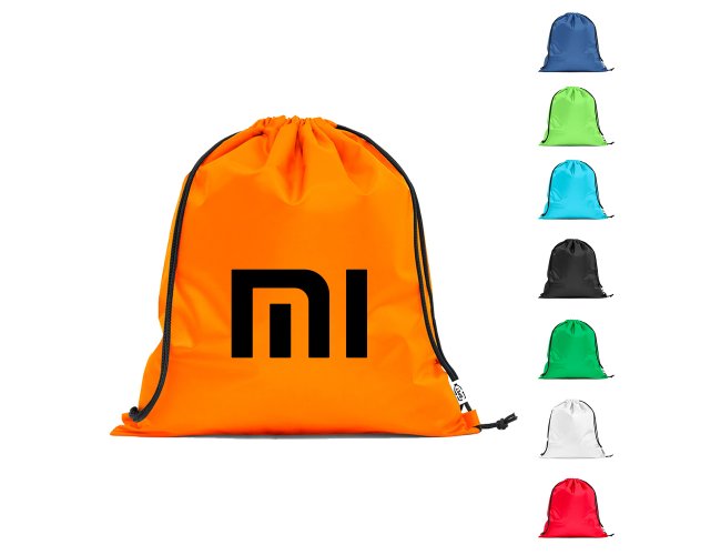 Sacola tipo Mochila em rPET (37x41cm)