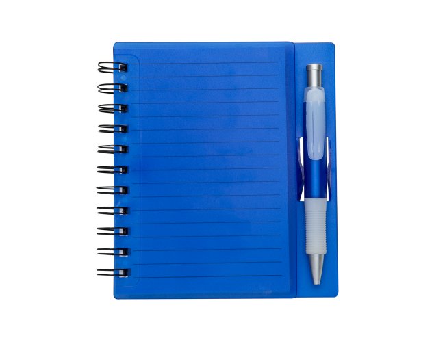 Bloco de Anota��es Pl�stico + Caneta (11193)