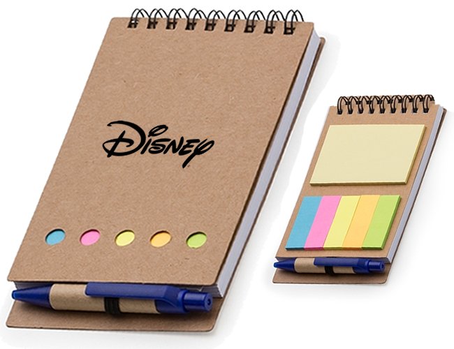 Bloco de Anota��es + Post It e Caneta (15x8cm)