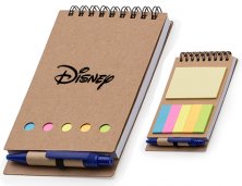 Bloco de Anota��es + Post It e Caneta (15x8cm)