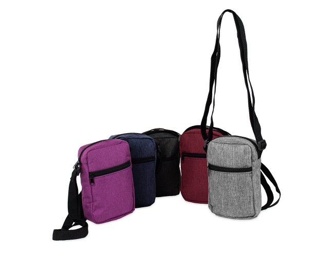 Bolsa de Ombro Poli�ster PVC Mescla (19x13cm)