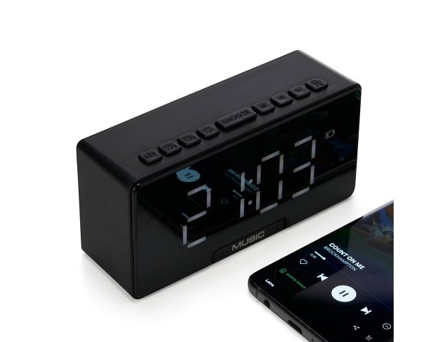 Caixa de Som Multim�dia com Rel�gio (04065)