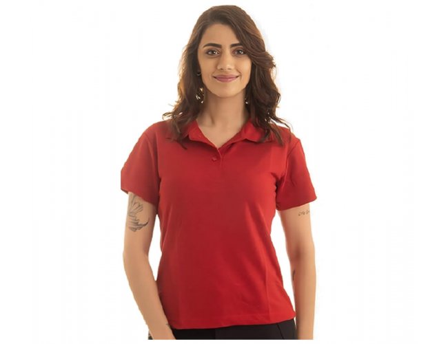 Camisa Polo Feminina Piquet PA