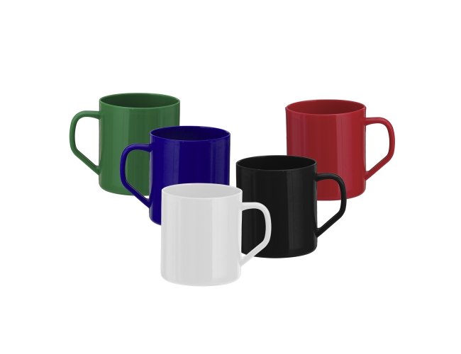 Caneca Pl�stica 400ml (9x11cm)