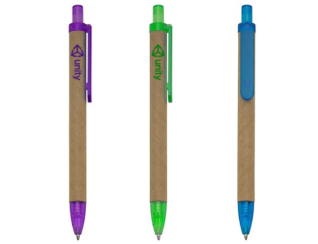 Caneta Ecol�gica Papel�o 003 Personalizado