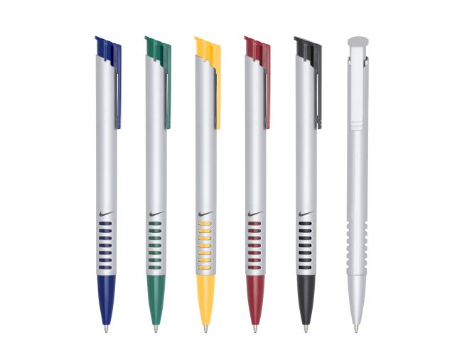 Caneta Plástica Cromada Personalizada 3017D