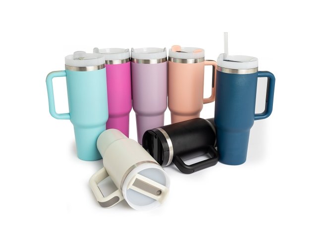 Caneca T�rmica Inox Emborrachado 1,2L 06033B