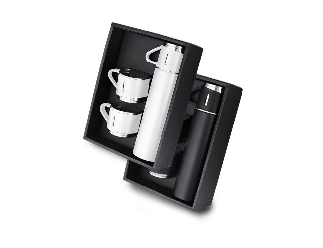 Kit Garrafa T�rmica 500ml e Canecas 100ml KGC100