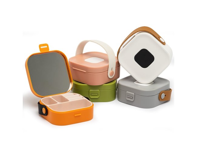 Necessaire Porta-joias com Espelho (3x9cm)