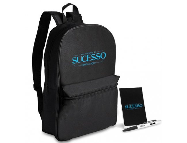Conj. Mochila, Bloco E Caneta - 3 P�s KT-90260
