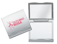 Espelho Pl�stico Duplo para Maquiagem 1764 Personalizado