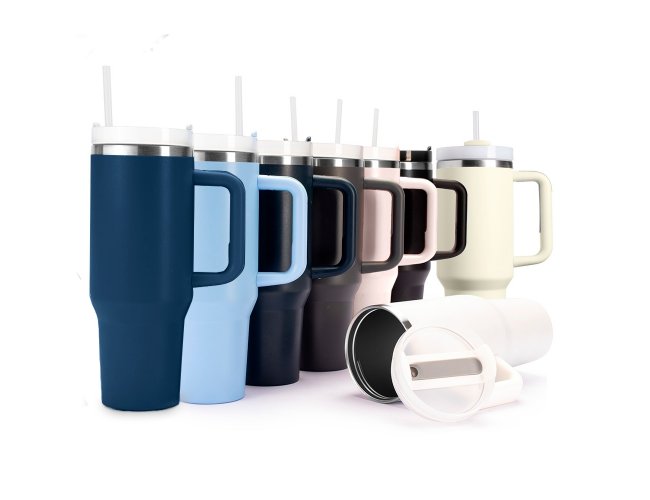 Caneca Térmica Inox Emborrachada 1,2L 18896