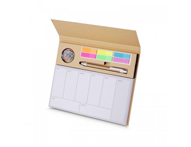 Mini Caderno com Planejamento Semanal (20x24x1cm)