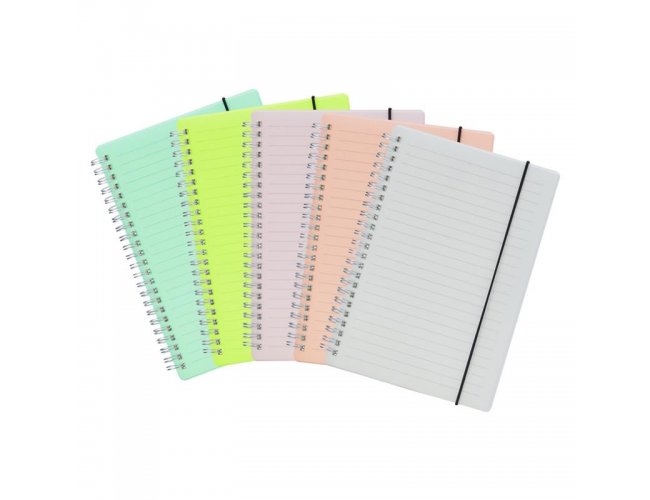 Caderno A5 Pl�stico (21x15cm)