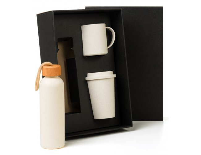 Kit Garrafa, Copo E Caneca - 3 P�s KT-90542