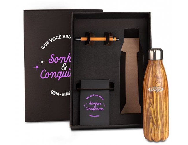 Kit Garrafa E Acess�rios - 3 P�s KT-9038E