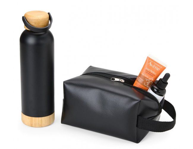 Kit Garrafa E Necessaire - 2 P�s KT-90400