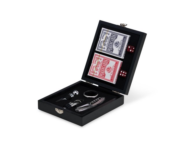 Kit Vinho com Jogo de Baralho (08128)