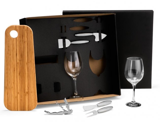 Kit Para Petisco E Vinho - 8 P�s KT-90512
