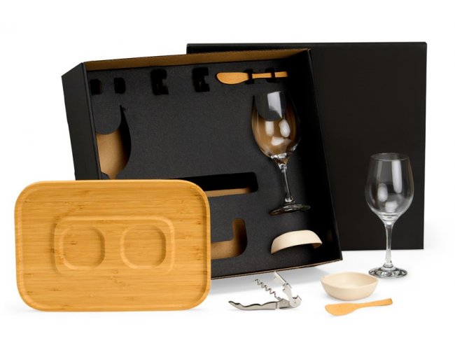 Kit Petisco E Vinho - 8 P�s KT-90471