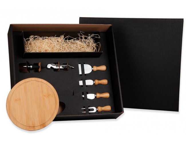 Kit Queijo E Vinho - 7 P�s KT-90020