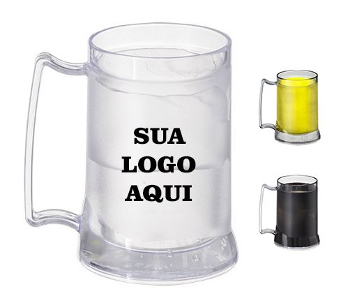 Caneca Acr�lica c/Gel 450ml 6719 Personalizada